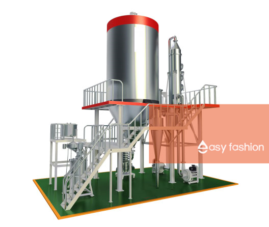 Pressure Spray Drying Tower cemented carbide drying equipment