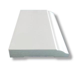 China Pvc Primed Colonial Baseboard Moulding Paintable Plastic wholesale
