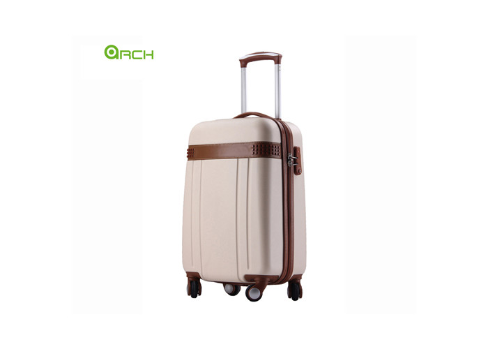 Spacious 20Inch 3pcs ABS Spinner Hard Shell Suitcases
