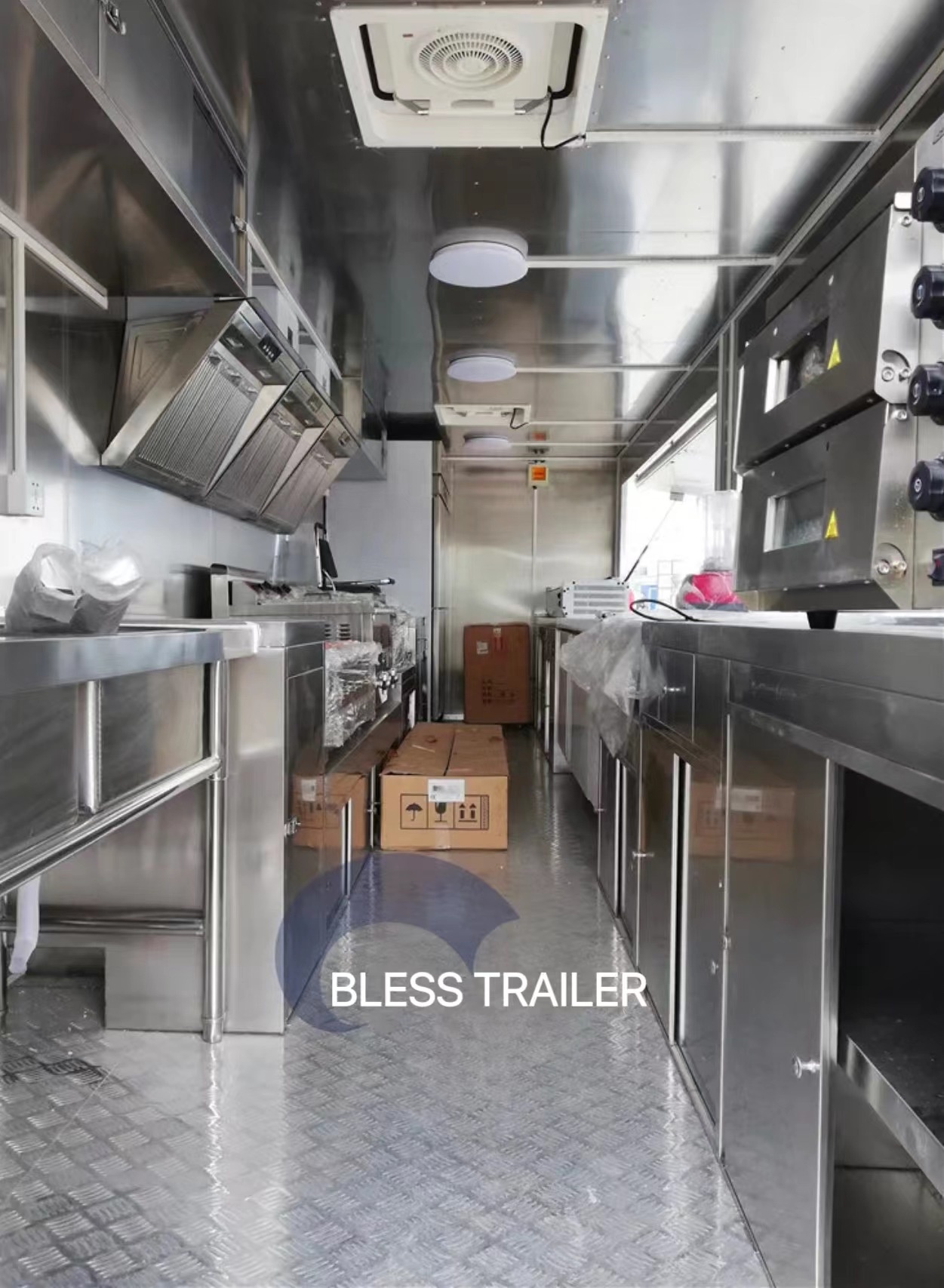 Modern Design Used Food Cart Trailer with 1.5KW-4.5KW Power