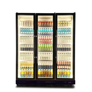 Fashion R404a Upright Beer Cooler Soft Drinks Display Wine Chiller