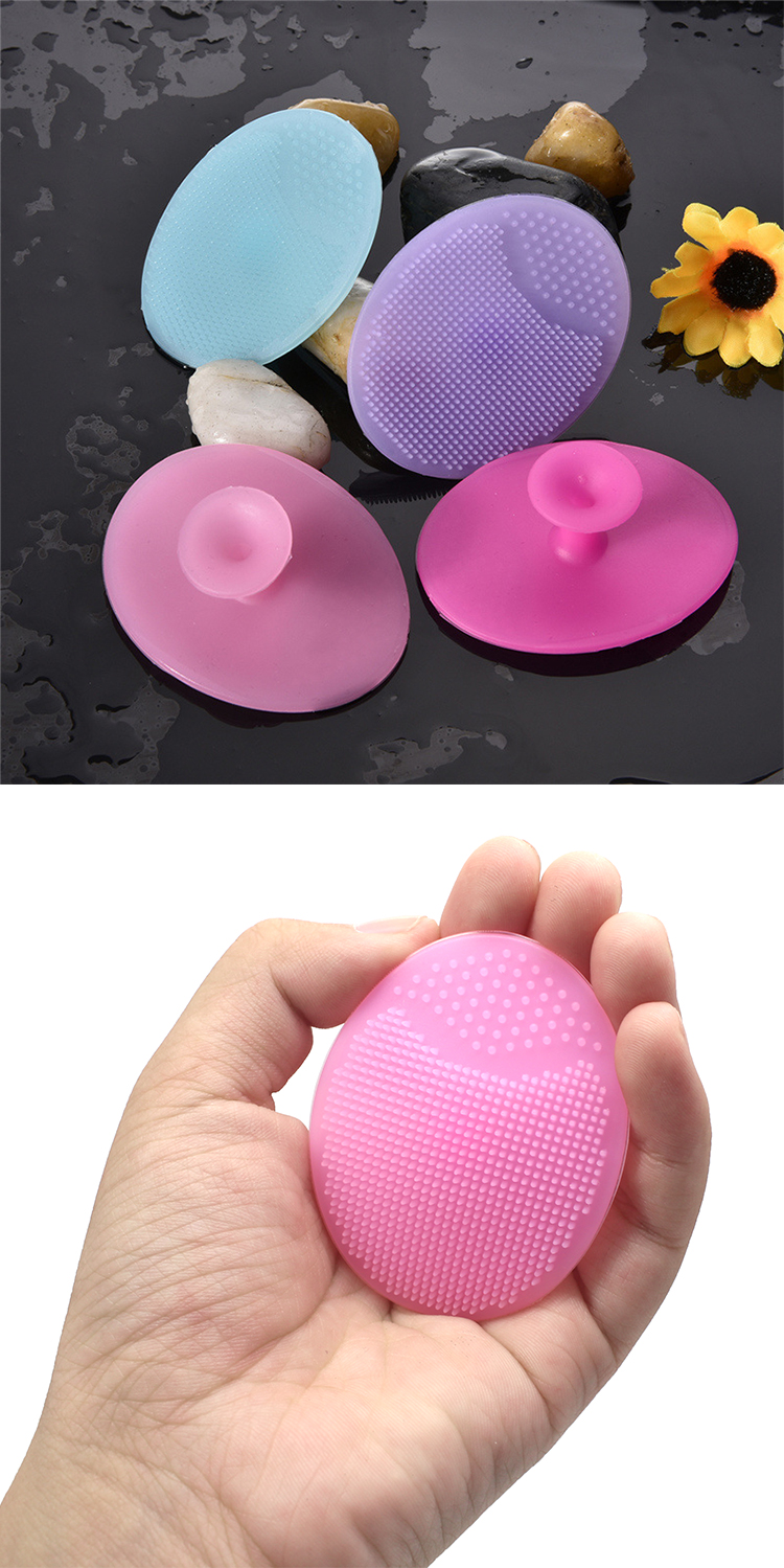 New Portable Cleaning Face Brush Mini Soft Silicone Facial Cleansing Brush