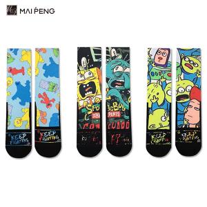 China Cartoon Character Sublimation Sport Socks Custom Digital Printed Socks wholesale