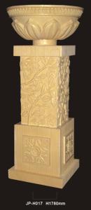 China Waterproof And Fireproof Sandstone Garden Flower Containers With Elegant Design wholesale