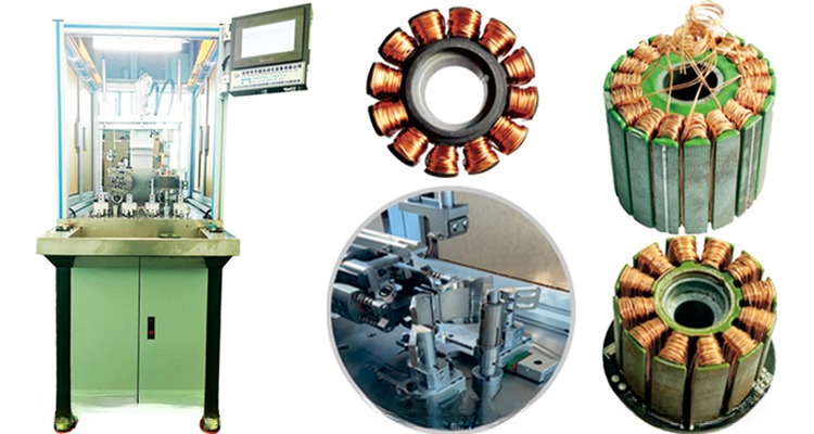 4-axis Control CNC Cooling Fan Ceiling Fan DC Motor Coil Winding Machine at Discounted
