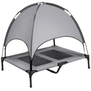 China 80kg 7in Elevated Canopy Dog Bed Breathable Steel Frame wholesale