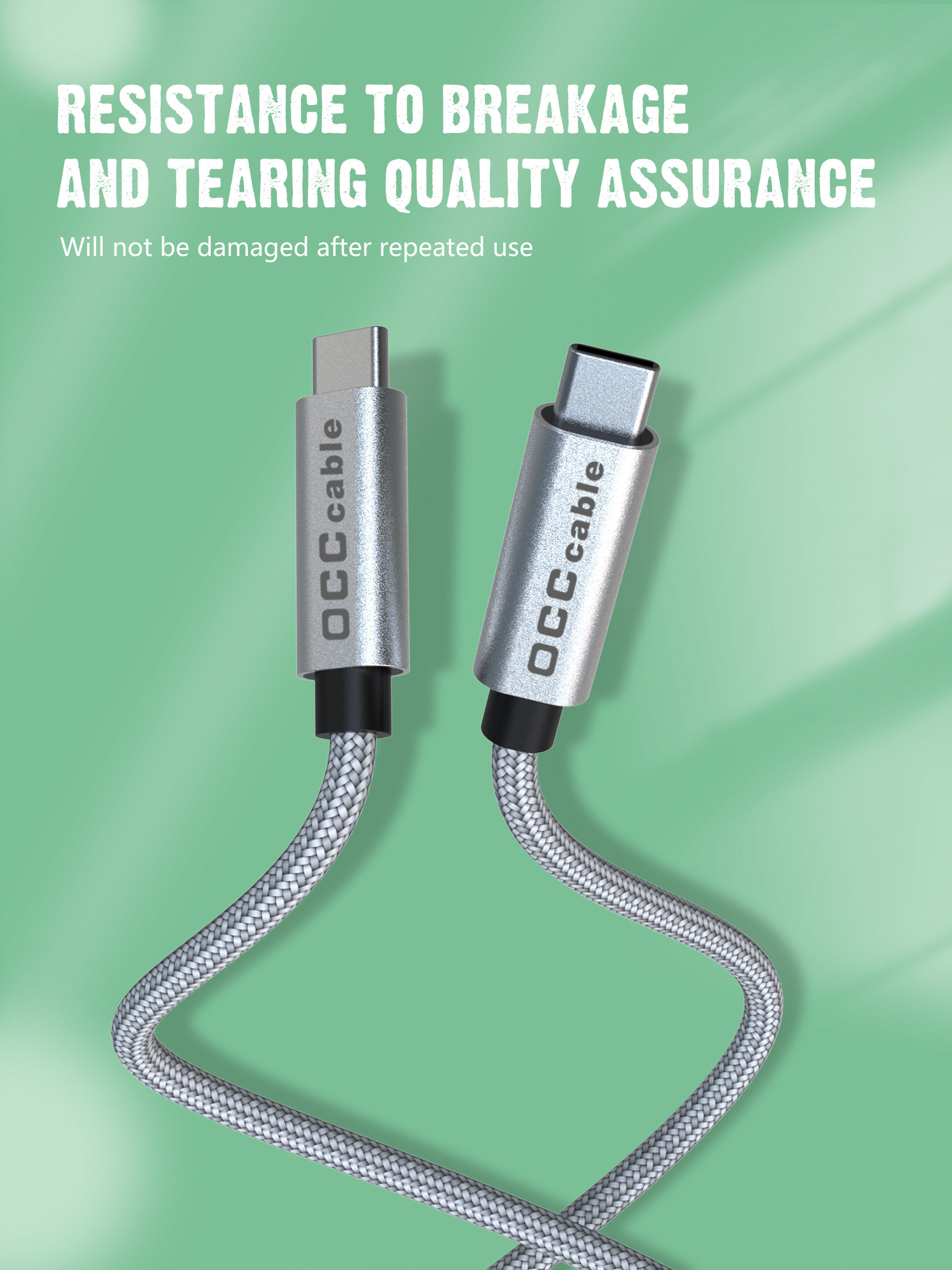Super Strong Kevlar 100W USB Type C Charging Cable Gen2 For Mobile Phone