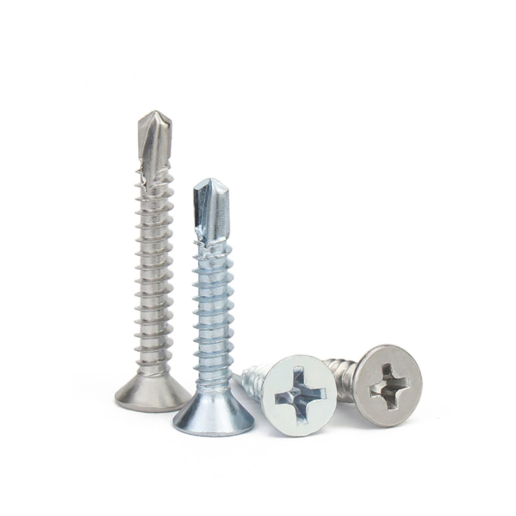 Metric Cross Flat Bugle Head Self Drilling Screws Fine Coarse Thread Self-Drilling Roof Screw