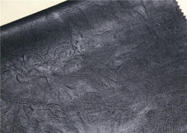 Quality Dark Green Flocking Leather Handfeeling Anti - Mildew For Garment Jacket for sale