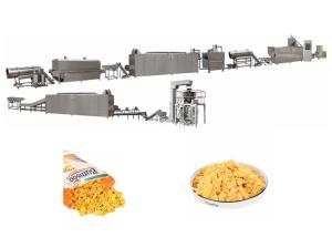 China Small Snacks Food Corn Flakes Production Line 100 - 200kg/H wholesale