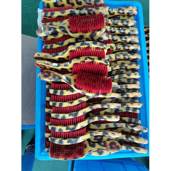 OEM Wild Boar Bristle 360 Wave Brush Wood Handle For Men Soft Medium Hard Design