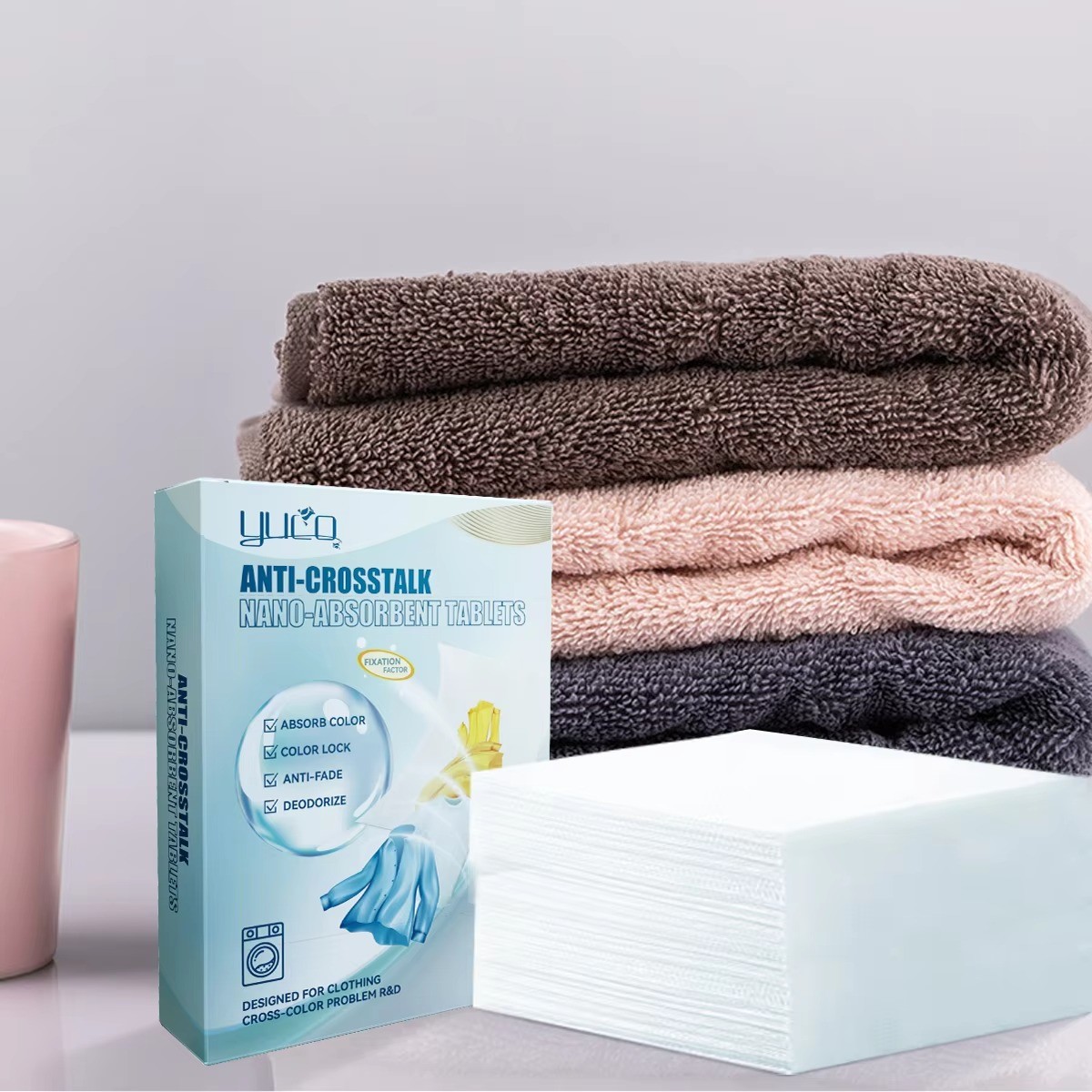 Clothes Color Grabber Laundry Sheets Customized With Long Lasting Scent