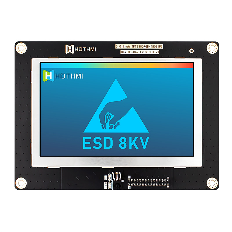 5.0 Inch IPS 800x480 Wide Temperature TFT LCD Module Display Panel LVDS