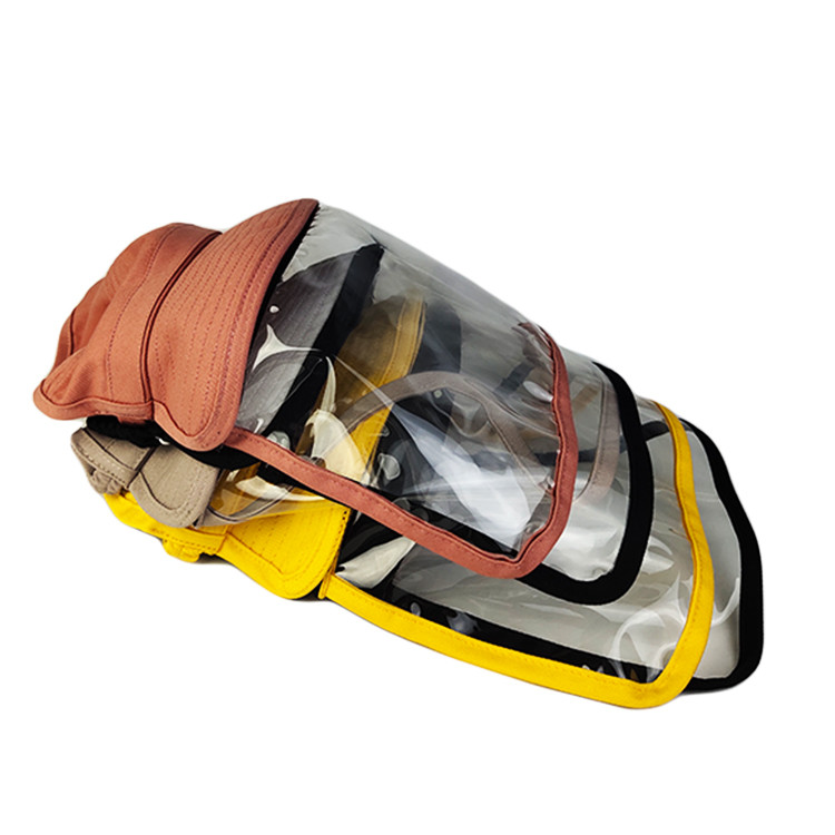 Multifunction Protective Hatswith PVC Face Visor Anti - Spitting Pollution Anti - Saliva Isolate Saliva Cap