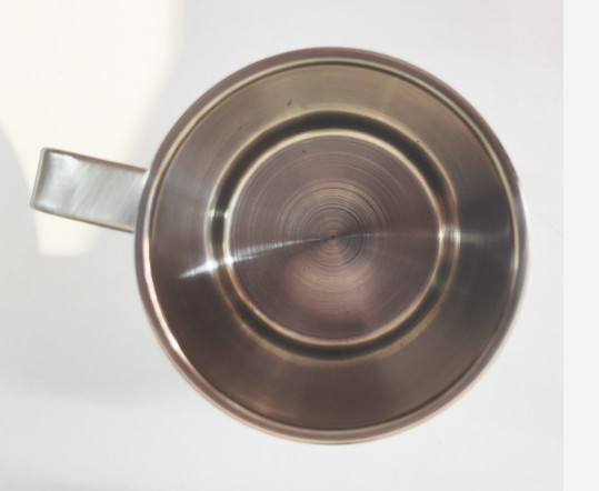 500ml Aluminum Drinking Cups CMYK Coffee Mug With Handle