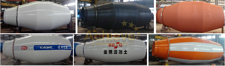 Truck Concrete Mixer Drum For ZOOMLION SANY LIUGONG