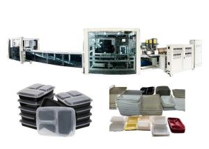 China Biodegradable Take Out Disposable Food Container Box Making Machine wholesale