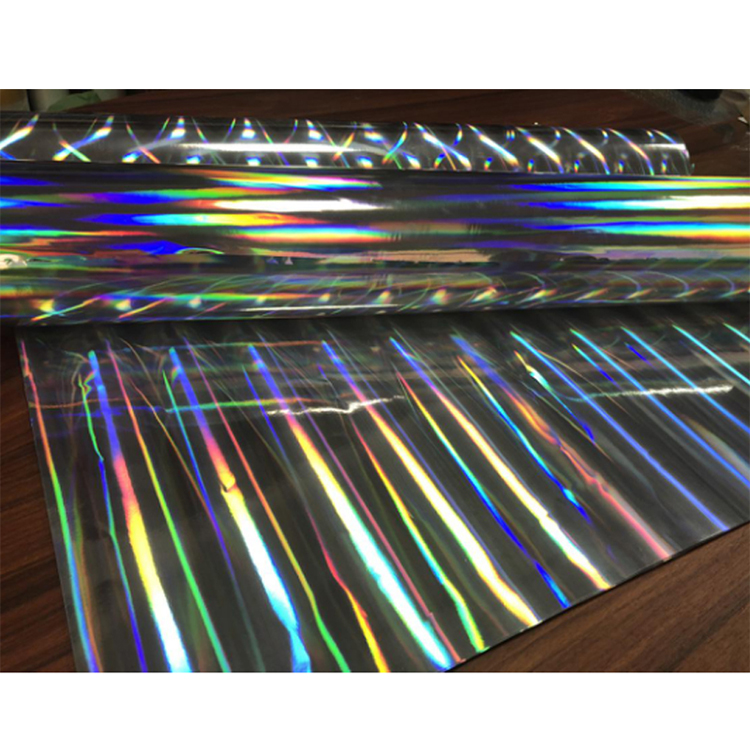 Antistatic PET Self Adhesive Holographic Film Multiple Extrusion
