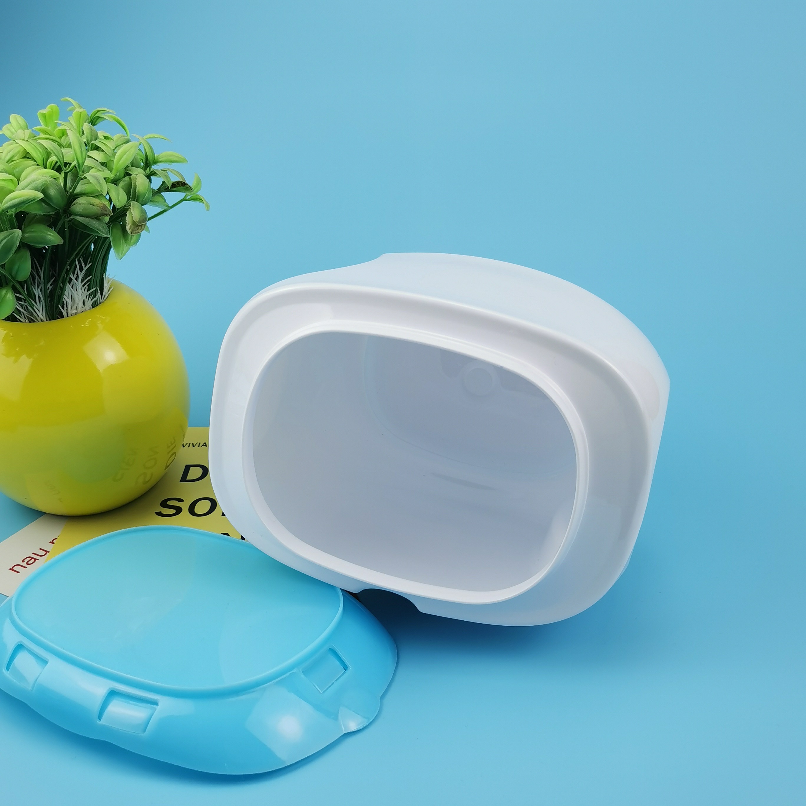 PET 103g Plastic Washing Powder Storage Container