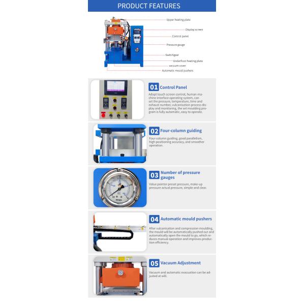 35T Automatic Silicone Vacuum Vulcanizing Machine for Silicone Heat Press