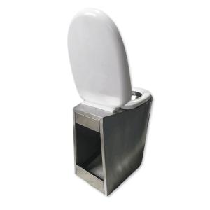 China 3L 6L Flush Volume Stainless Steel Prison Toilet SS304 For High Speed Rail wholesale