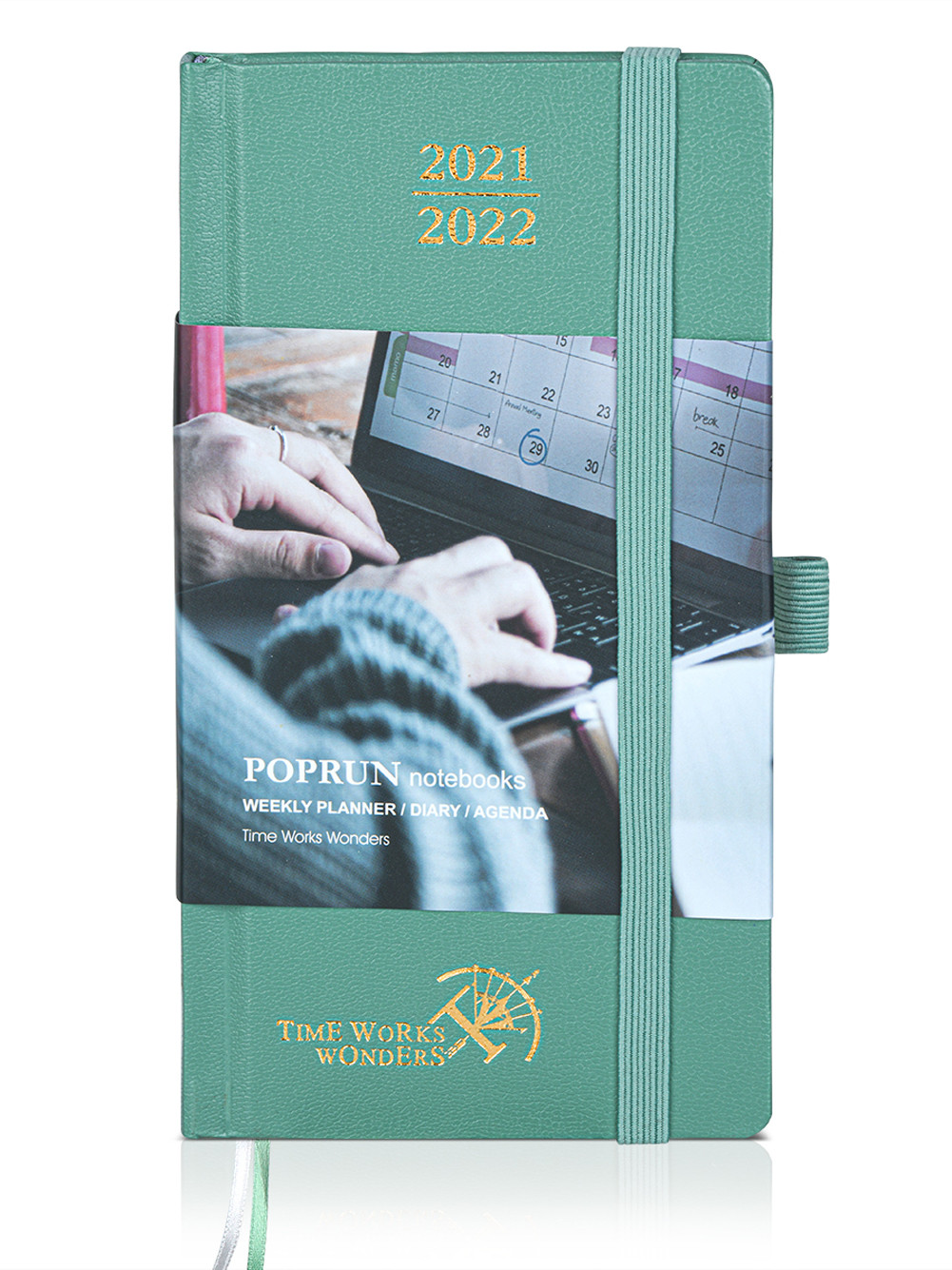PU Leatherette Cover Mini Weekly Planner Customization Optional