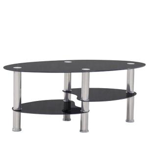 China Luxury Modern Coffee Table , Multifunctional Round Glass Center Table wholesale