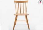 Walnut Window Back Wood Restaurant Chairs Solid Wood American Windsor Chair