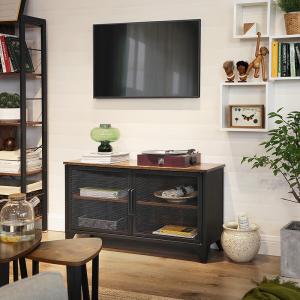 China TV Cabinet with Steel Doors and Cabinet, Modern Particleboard TV Stand, TV Stand Furniture, LSC051B01 wholesale