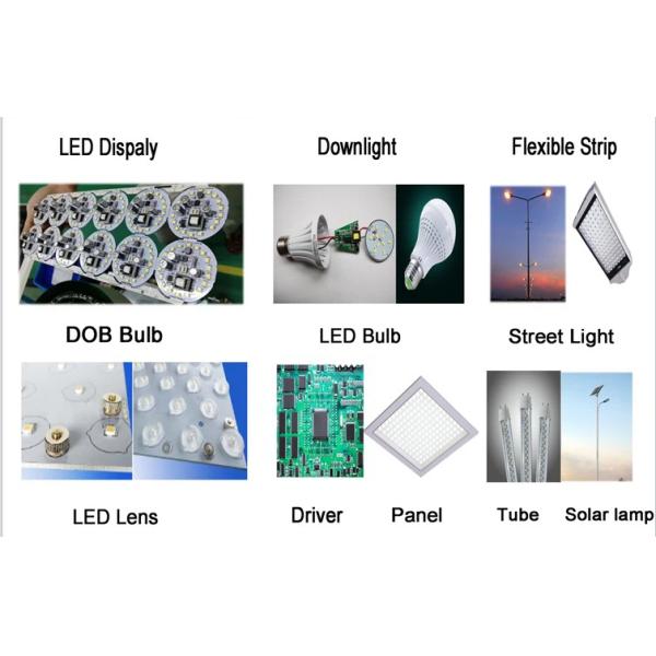12 Heads Multifunction LED Mounting Machine XYZ Axis Drive Way For DOB Linear Bulb