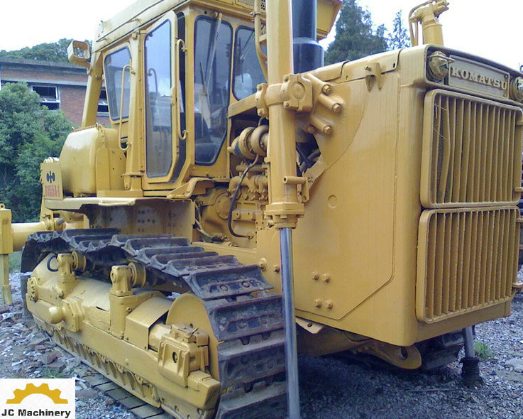 D155A-1 Old Komatsu Dozer Bulldozer / Komatsu High Track Dozer With Three Shank Ripper
