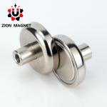 Strong Neodymium Permanent Pot Magnet with Internal Thread ISO9001 2008