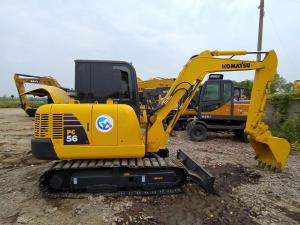 China Pc 56 2550mm Used Mini Excavator Construction Digging Machine Komatsu Pc 56 wholesale