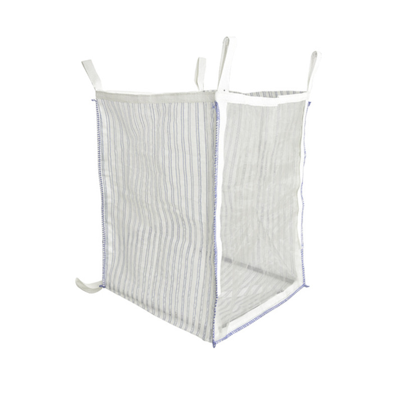 Ventilated Flat Bottom Industrial Mesh Bags For Cabbage / Onions / Butterbeans