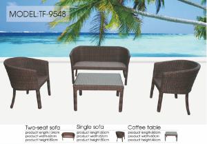 China Patio wicker sofa furniture-9548 wholesale