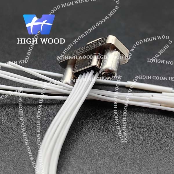 J30JB SERIES glass sintered gas sealed rectangular electrical connector, J30JB-9TJL-Q9