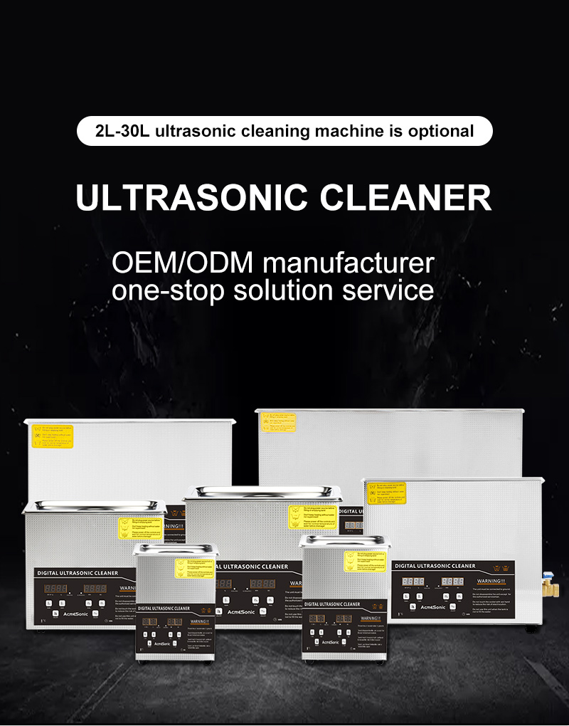 40khz Ultrasonic Cleaning Machine 600w Metal Ultrasonic Jewelry Cleaner