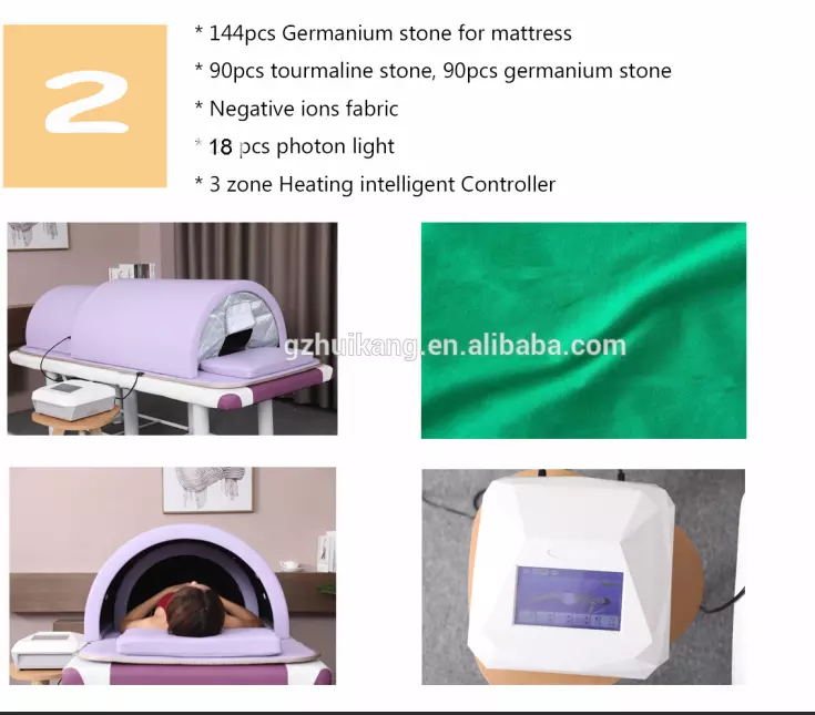 Beauty Salon FIR Far Infrared Sauna Dome for Detoxification 100V-120V