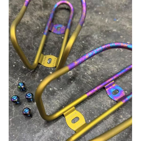 Lightweight Titanium Alloy Bike Water Bottle Holder For Outdoor Sports