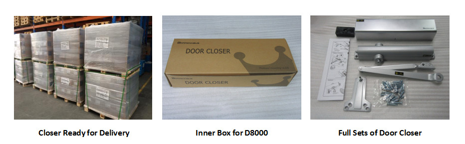 Automatic Heavy Duty Commercial Door Closer UL Listed Fire Rated For Wood Metal Door