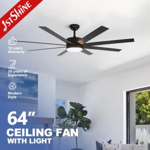 China 64 Inches Indoor Ceiling Fan With Light DC Motor Amart Control wholesale