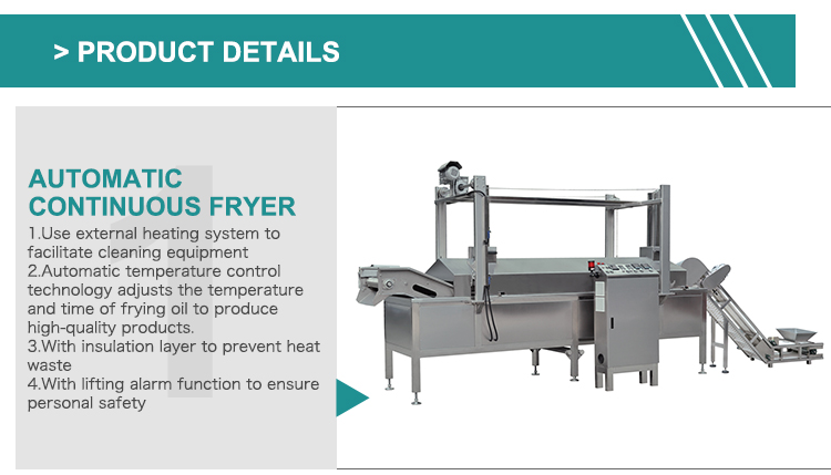 30*4*4m Fried Snack Food Machine for Bugles Chips Video Outgoing-Inspection Provided
