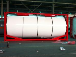 China Insulated Liquid Tank Container / Horizontal 20ft ISO Tank Container wholesale