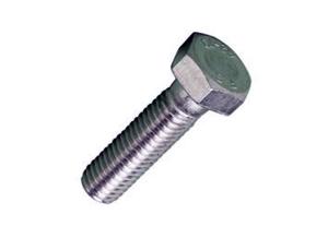 China White Heavy Duty Galvanized Hex Bolts 316 Stainless Steel Fasteners 55mm Length wholesale