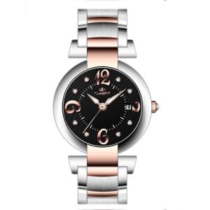 China 40.0mm japan movt with calendar full stainless steel watches ,Men's steel wrist watch wholesale