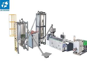 China High Speed Double Screw 400kg/h Plastic Strap Production Line wholesale