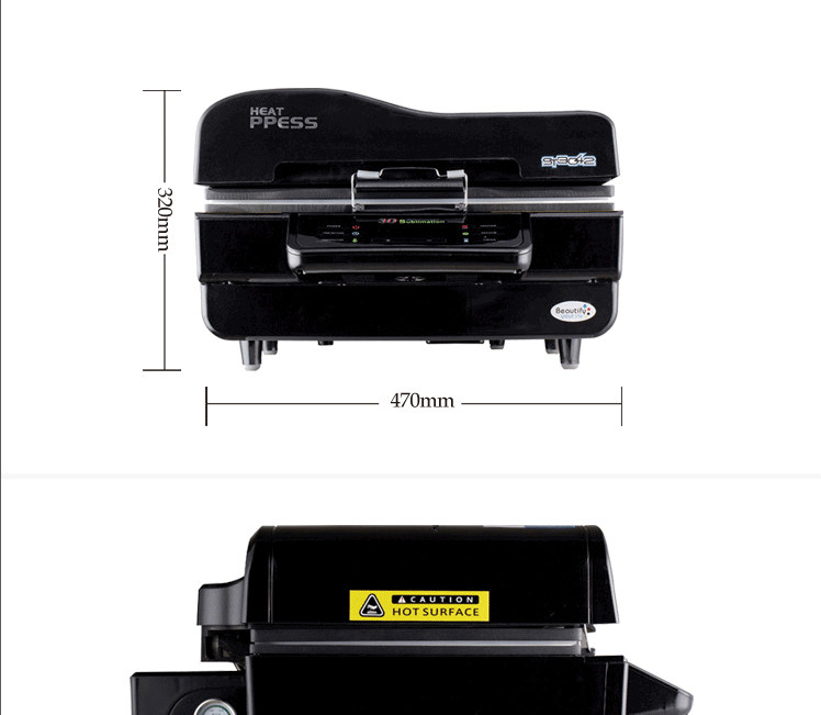 3D Sublimation Vacuum Heat Press Machine ST3042 For All Sublimation Blanks Photos Printing