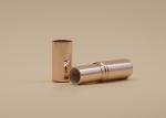 Bright Rose Gold Lip Balm Tubes , Aluminum Lipstick Tube Plastic Inner