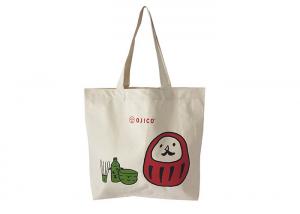 China 10A 100% Cotton Canvas Eco Tote Bag Printed Organic Cotton Canvas Shopper wholesale