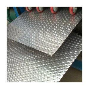China SS304 316 Checkered Stainless Steel Sheet Plate Embossed 500mm wholesale